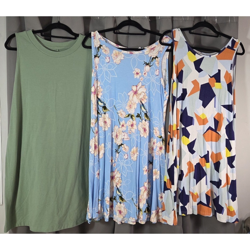 Tank Dress Lot of 3 ANew Day‎ Bishuige Weaczzy Pullover XL